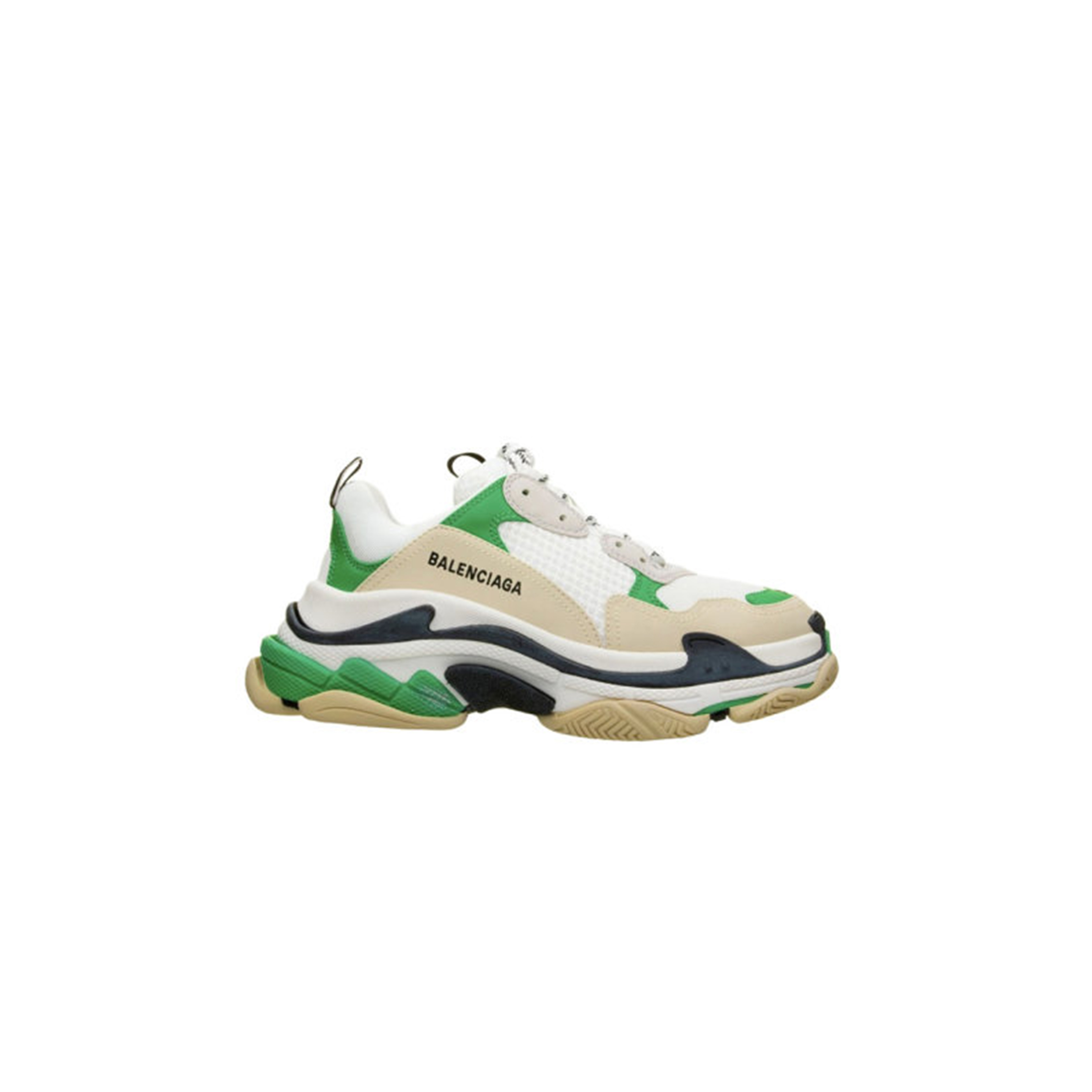 Ba*len*cia*ga triple s white green reps 524039w09om3011